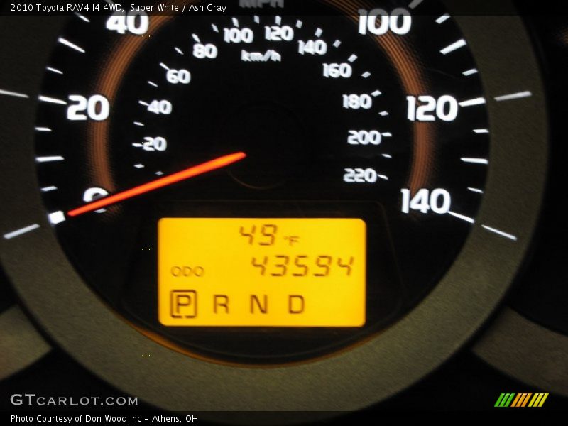 Super White / Ash Gray 2010 Toyota RAV4 I4 4WD