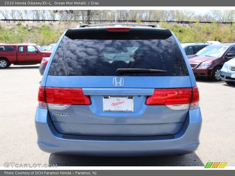 Ocean Mist Metallic / Gray 2010 Honda Odyssey EX-L
