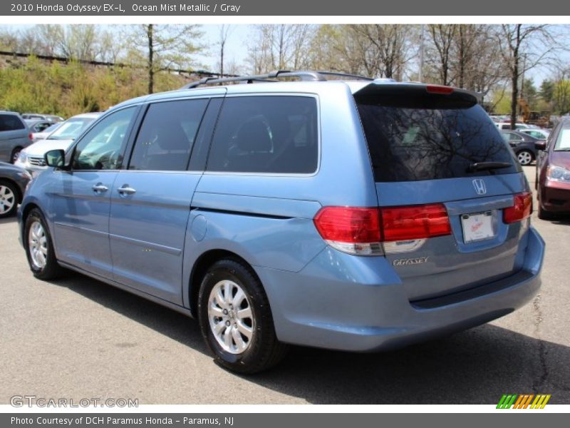 Ocean Mist Metallic / Gray 2010 Honda Odyssey EX-L
