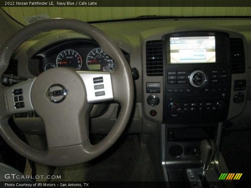 Navy Blue / Cafe Latte 2012 Nissan Pathfinder LE