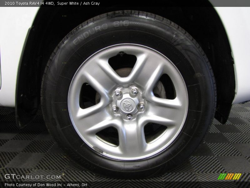Super White / Ash Gray 2010 Toyota RAV4 I4 4WD