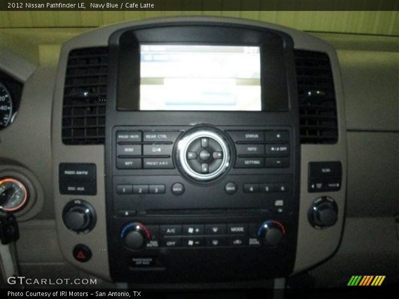 Navy Blue / Cafe Latte 2012 Nissan Pathfinder LE