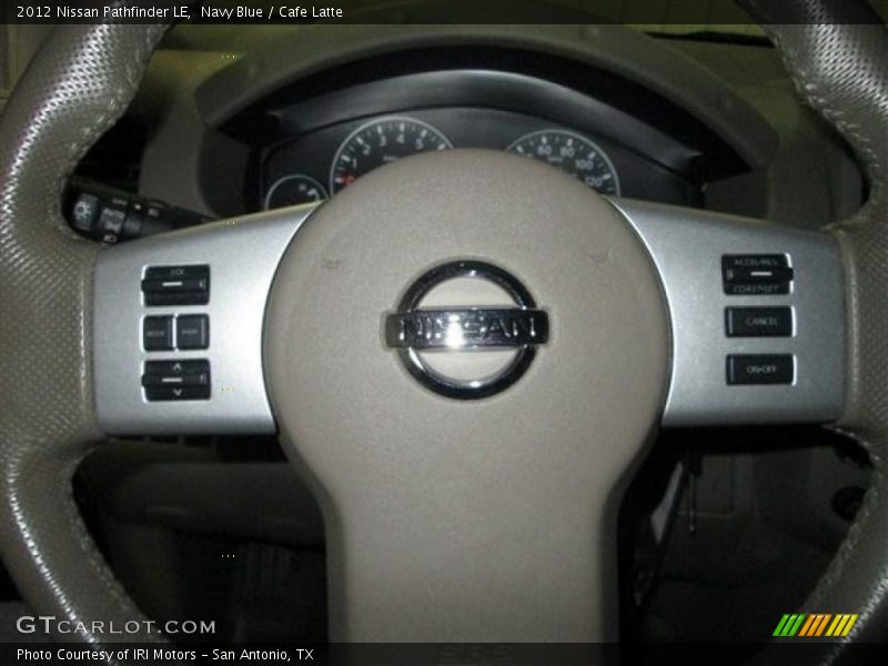 Navy Blue / Cafe Latte 2012 Nissan Pathfinder LE