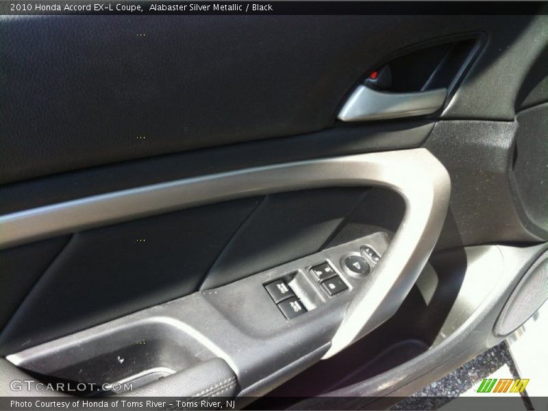 Alabaster Silver Metallic / Black 2010 Honda Accord EX-L Coupe
