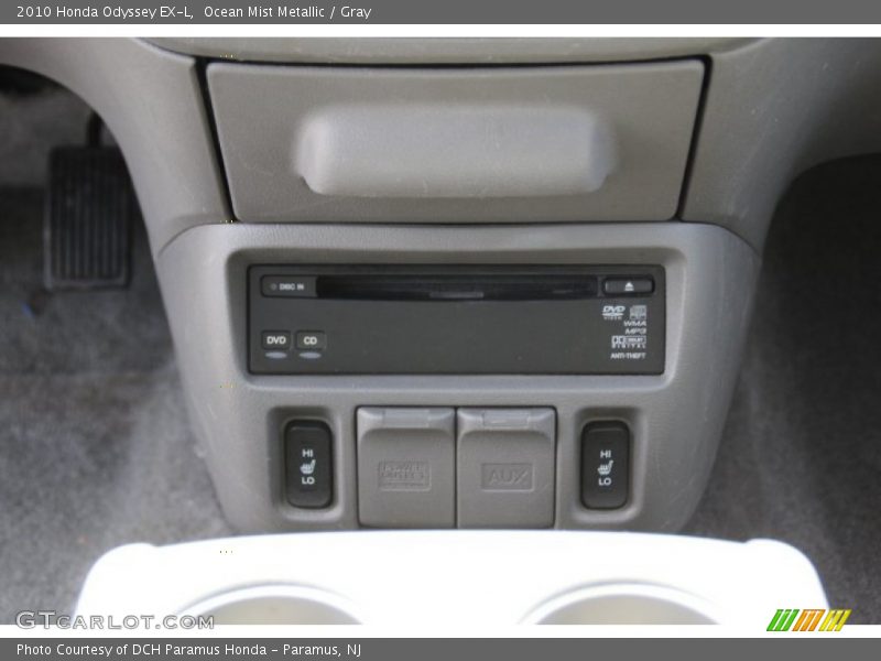 Ocean Mist Metallic / Gray 2010 Honda Odyssey EX-L