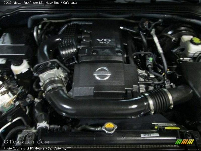 Navy Blue / Cafe Latte 2012 Nissan Pathfinder LE