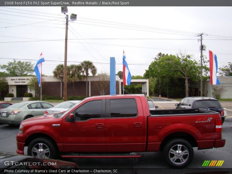 Redfire Metallic / Black/Red Sport 2008 Ford F150 FX2 Sport SuperCrew