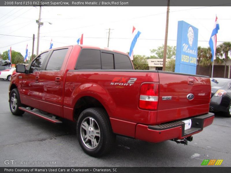 Redfire Metallic / Black/Red Sport 2008 Ford F150 FX2 Sport SuperCrew