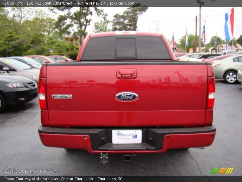 Redfire Metallic / Black/Red Sport 2008 Ford F150 FX2 Sport SuperCrew