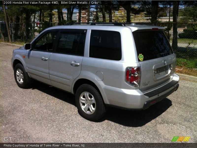 Billet Silver Metallic / Gray 2008 Honda Pilot Value Package 4WD
