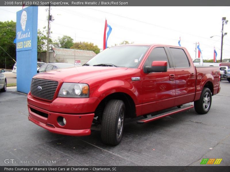 Redfire Metallic / Black/Red Sport 2008 Ford F150 FX2 Sport SuperCrew