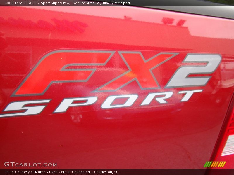 Redfire Metallic / Black/Red Sport 2008 Ford F150 FX2 Sport SuperCrew