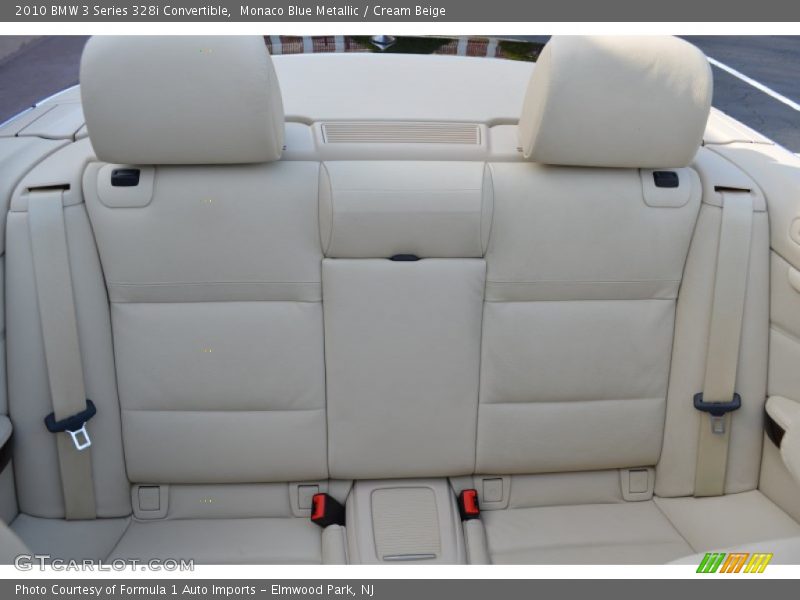 Rear Seat of 2010 3 Series 328i Convertible