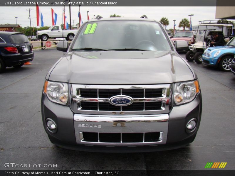 Sterling Grey Metallic / Charcoal Black 2011 Ford Escape Limited