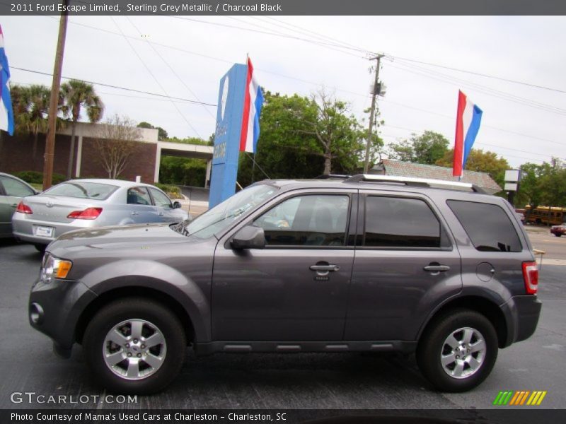 Sterling Grey Metallic / Charcoal Black 2011 Ford Escape Limited