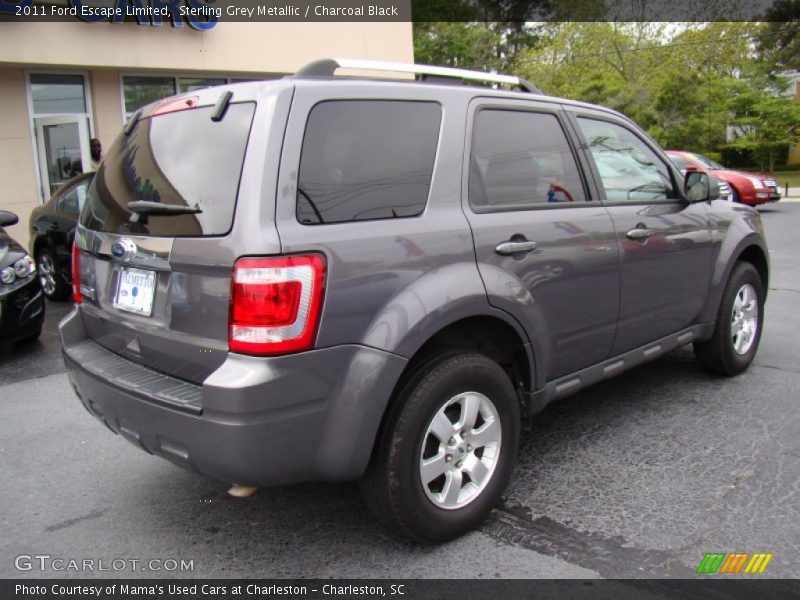 Sterling Grey Metallic / Charcoal Black 2011 Ford Escape Limited