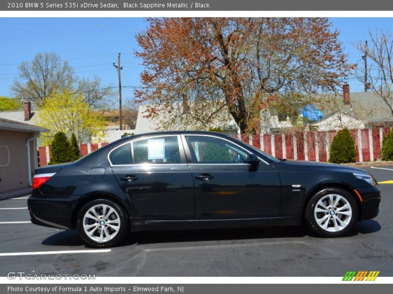 Black Sapphire Metallic / Black 2010 BMW 5 Series 535i xDrive Sedan