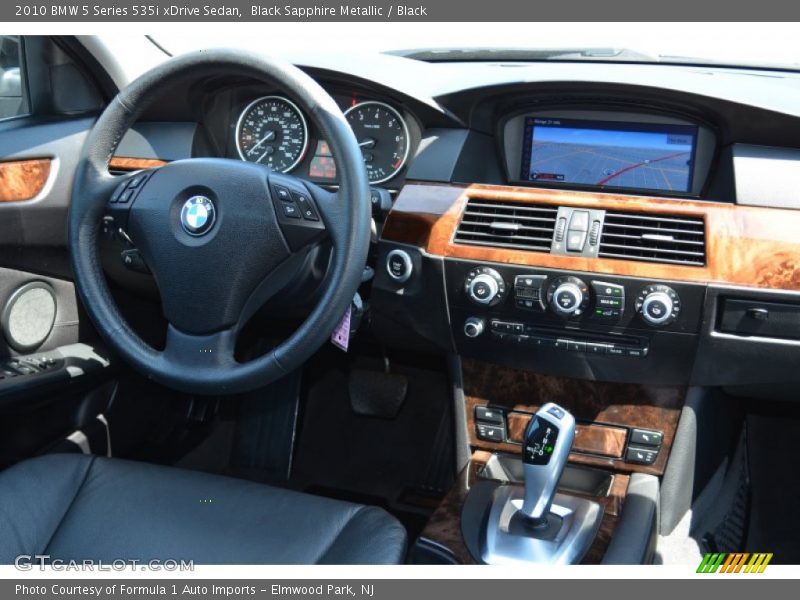 Black Sapphire Metallic / Black 2010 BMW 5 Series 535i xDrive Sedan
