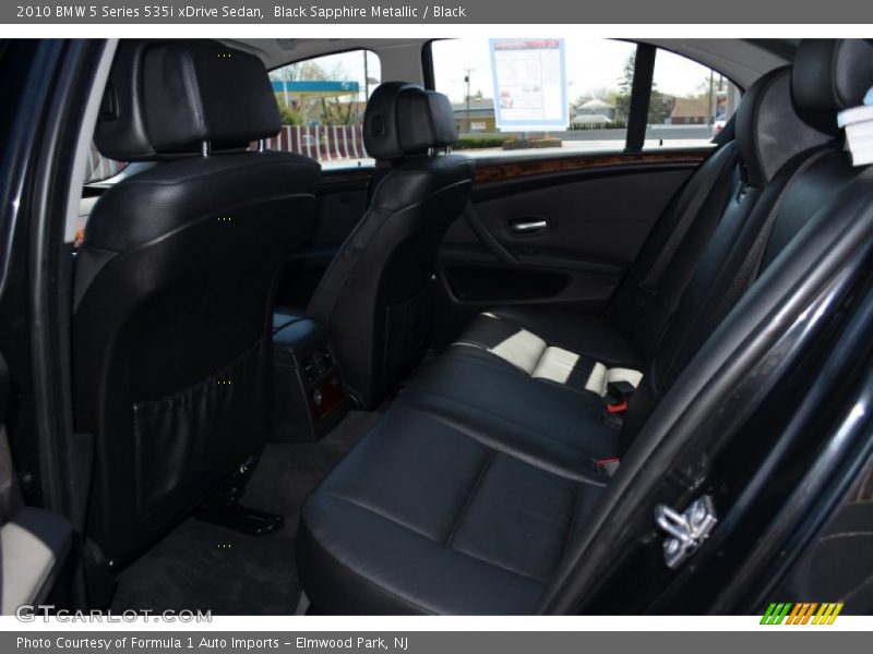 Black Sapphire Metallic / Black 2010 BMW 5 Series 535i xDrive Sedan