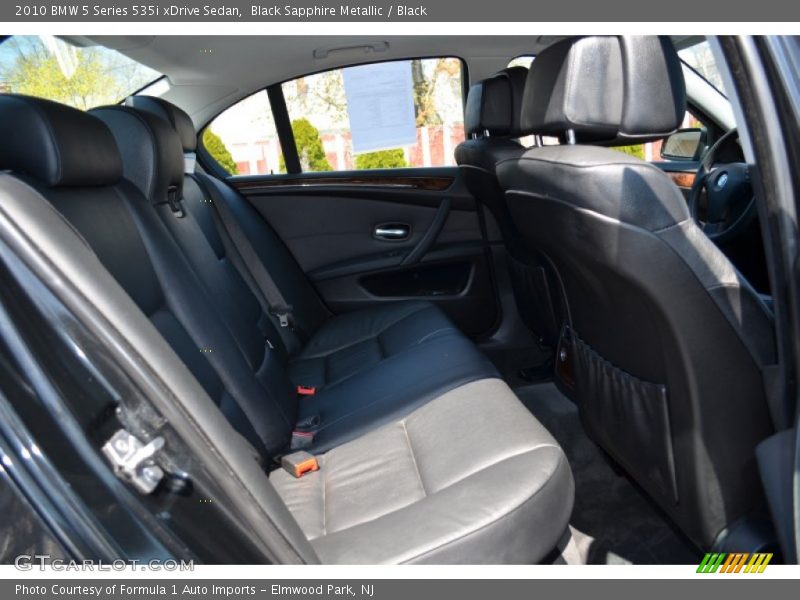 Black Sapphire Metallic / Black 2010 BMW 5 Series 535i xDrive Sedan