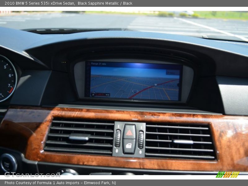 Black Sapphire Metallic / Black 2010 BMW 5 Series 535i xDrive Sedan