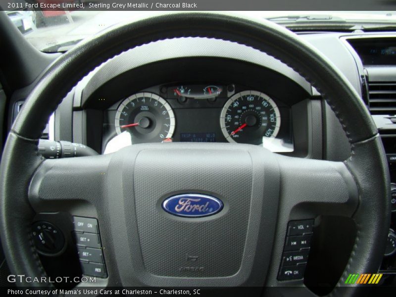 Sterling Grey Metallic / Charcoal Black 2011 Ford Escape Limited