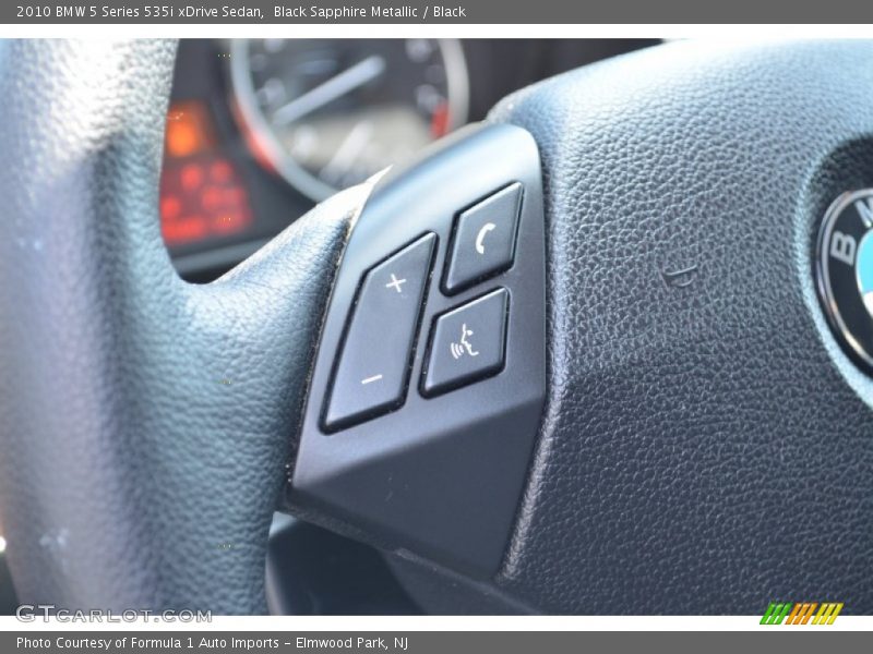 Black Sapphire Metallic / Black 2010 BMW 5 Series 535i xDrive Sedan