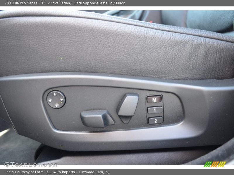 Black Sapphire Metallic / Black 2010 BMW 5 Series 535i xDrive Sedan