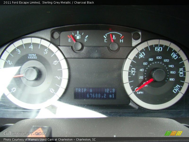 Sterling Grey Metallic / Charcoal Black 2011 Ford Escape Limited