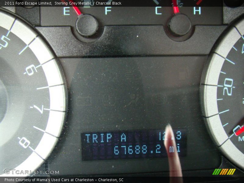 Sterling Grey Metallic / Charcoal Black 2011 Ford Escape Limited