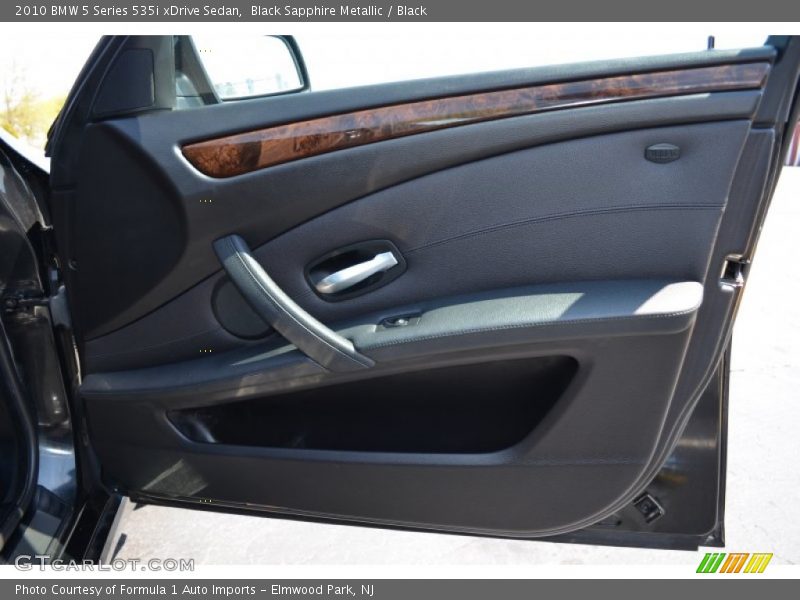 Black Sapphire Metallic / Black 2010 BMW 5 Series 535i xDrive Sedan