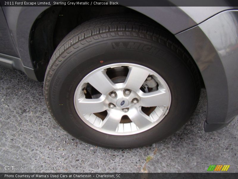 Sterling Grey Metallic / Charcoal Black 2011 Ford Escape Limited