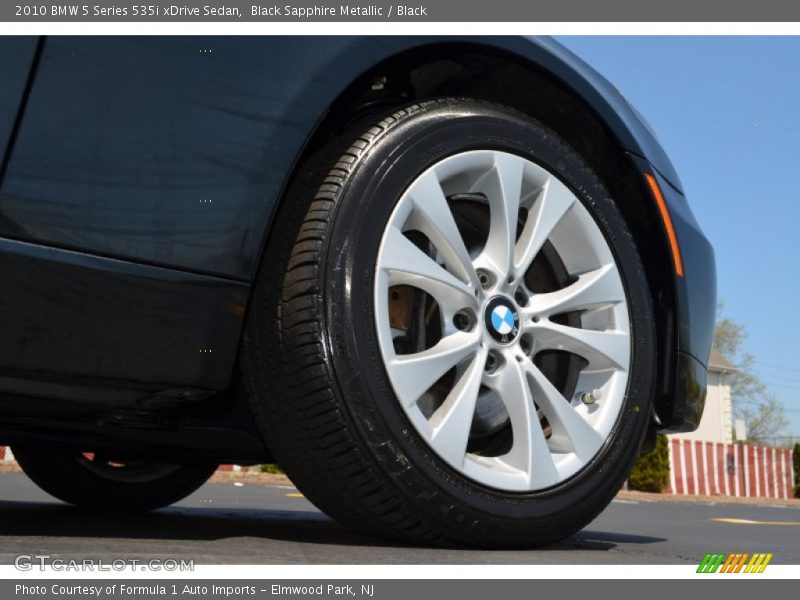 Black Sapphire Metallic / Black 2010 BMW 5 Series 535i xDrive Sedan