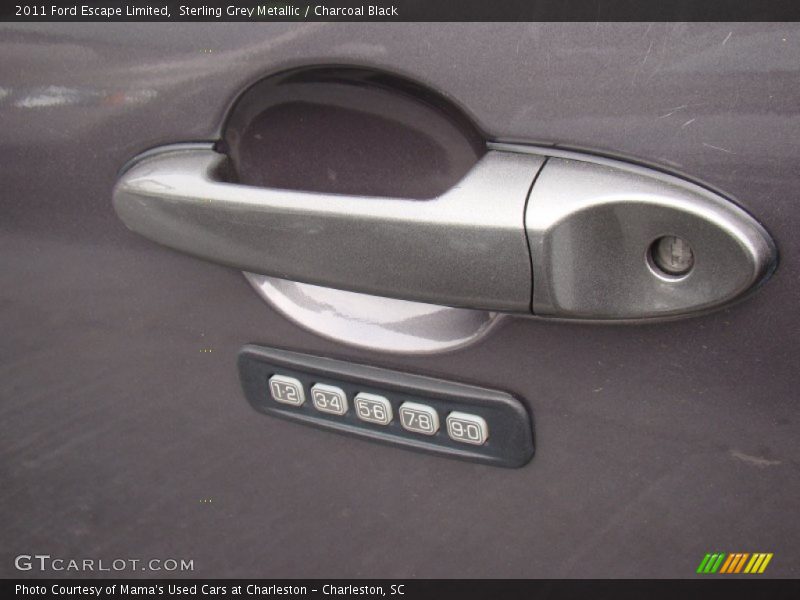 Sterling Grey Metallic / Charcoal Black 2011 Ford Escape Limited