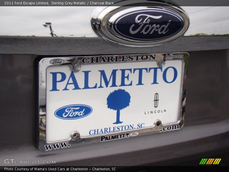 Sterling Grey Metallic / Charcoal Black 2011 Ford Escape Limited
