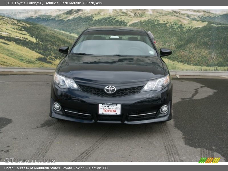 Attitude Black Metallic / Black/Ash 2013 Toyota Camry SE