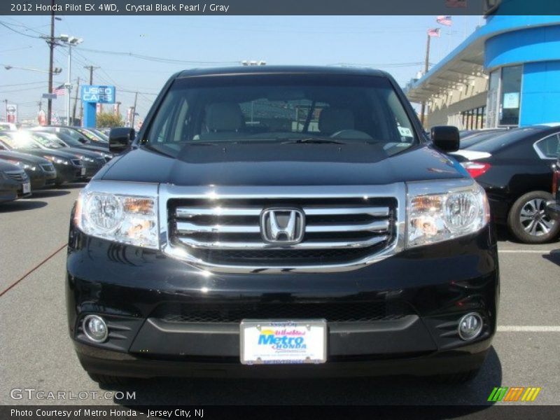 Crystal Black Pearl / Gray 2012 Honda Pilot EX 4WD