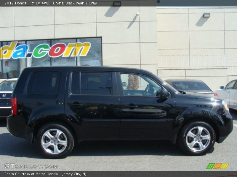 Crystal Black Pearl / Gray 2012 Honda Pilot EX 4WD