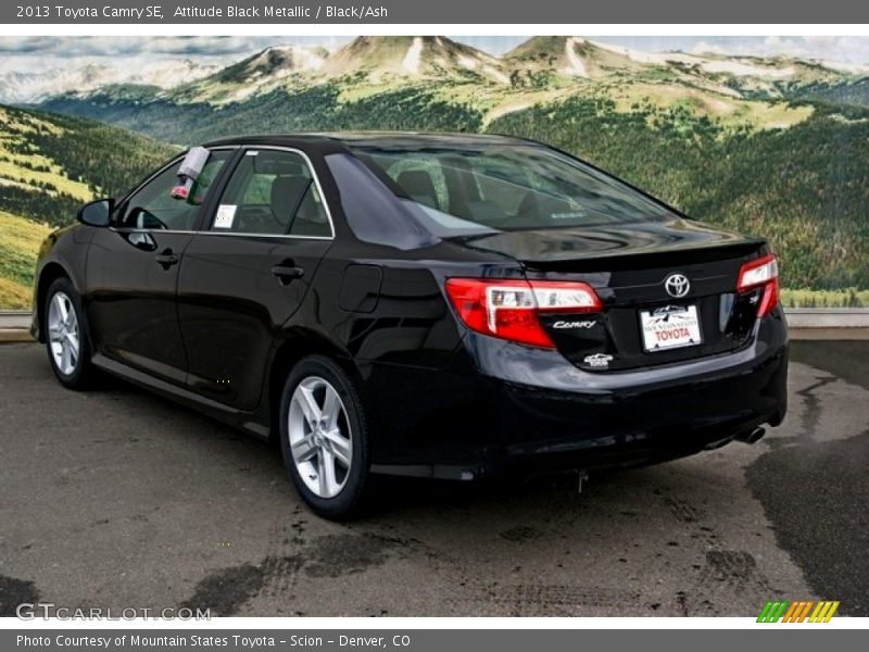 Attitude Black Metallic / Black/Ash 2013 Toyota Camry SE