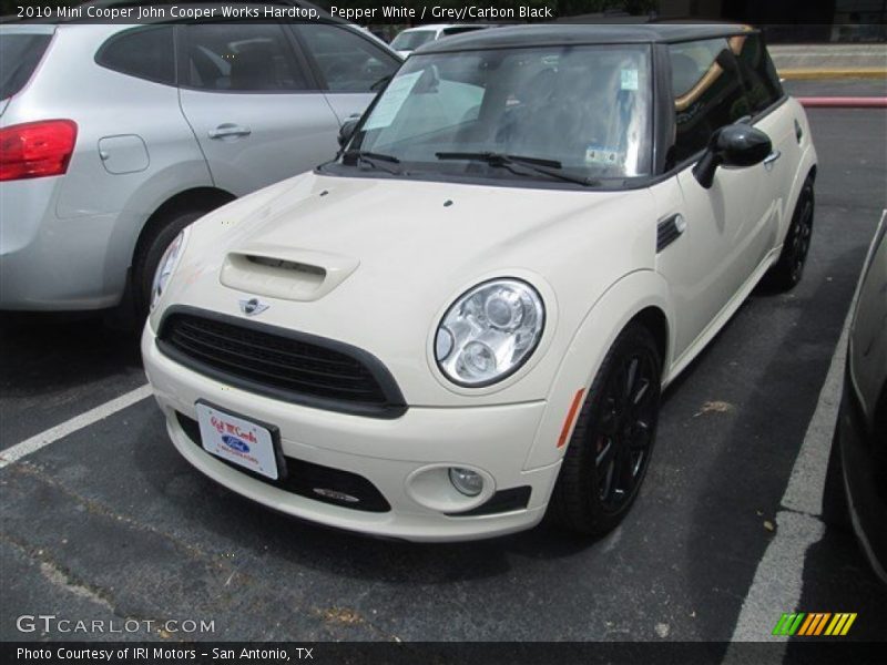 Pepper White / Grey/Carbon Black 2010 Mini Cooper John Cooper Works Hardtop