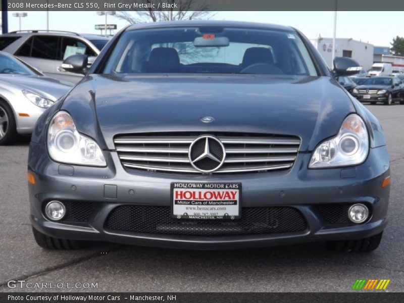 Flint Grey Metallic / Black 2008 Mercedes-Benz CLS 550