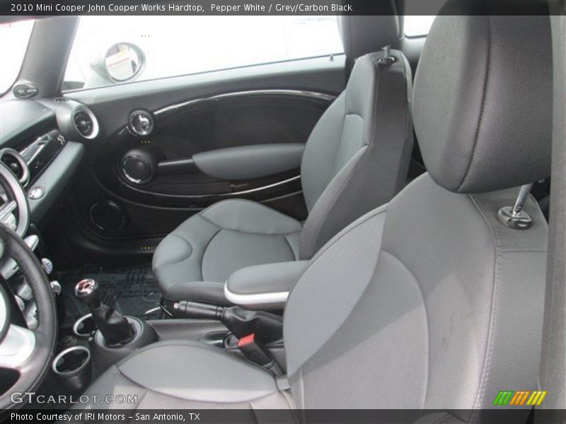 Pepper White / Grey/Carbon Black 2010 Mini Cooper John Cooper Works Hardtop