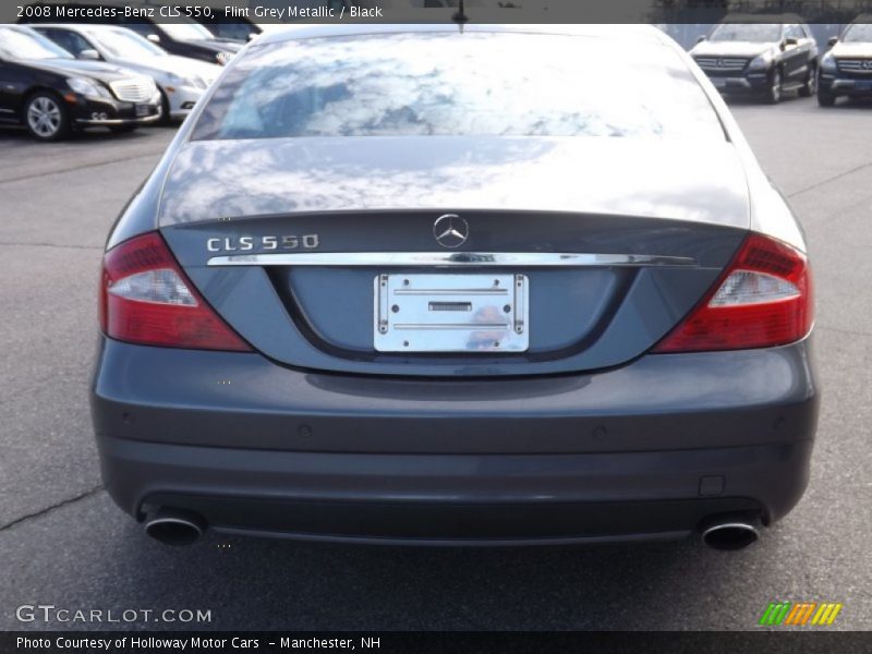 Flint Grey Metallic / Black 2008 Mercedes-Benz CLS 550