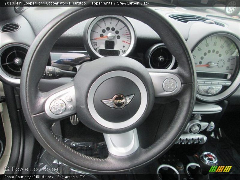 Pepper White / Grey/Carbon Black 2010 Mini Cooper John Cooper Works Hardtop