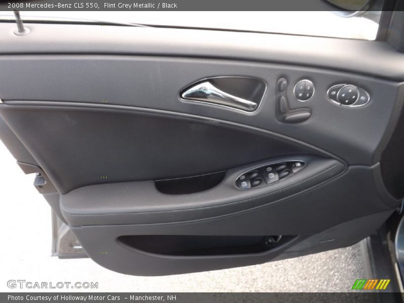 Flint Grey Metallic / Black 2008 Mercedes-Benz CLS 550