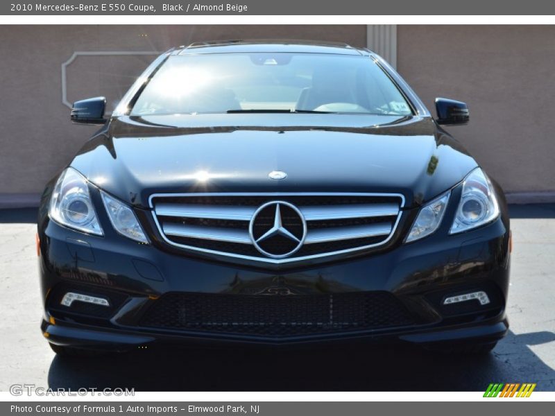 Black / Almond Beige 2010 Mercedes-Benz E 550 Coupe