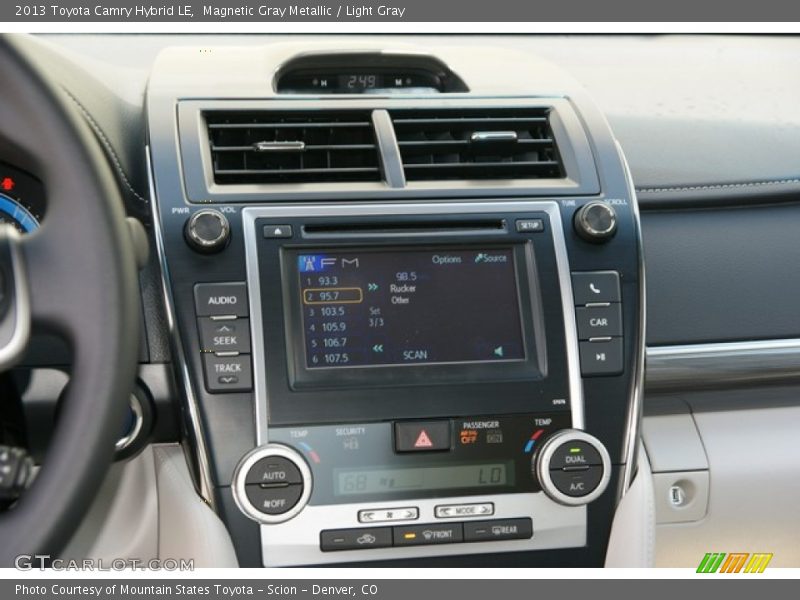 Magnetic Gray Metallic / Light Gray 2013 Toyota Camry Hybrid LE