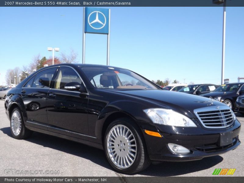 Front 3/4 View of 2007 S 550 4Matic Sedan