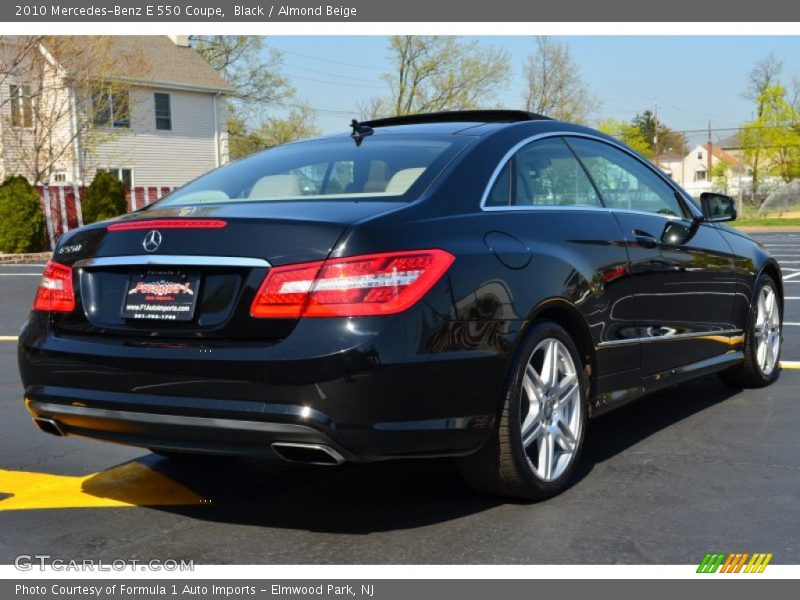 Black / Almond Beige 2010 Mercedes-Benz E 550 Coupe