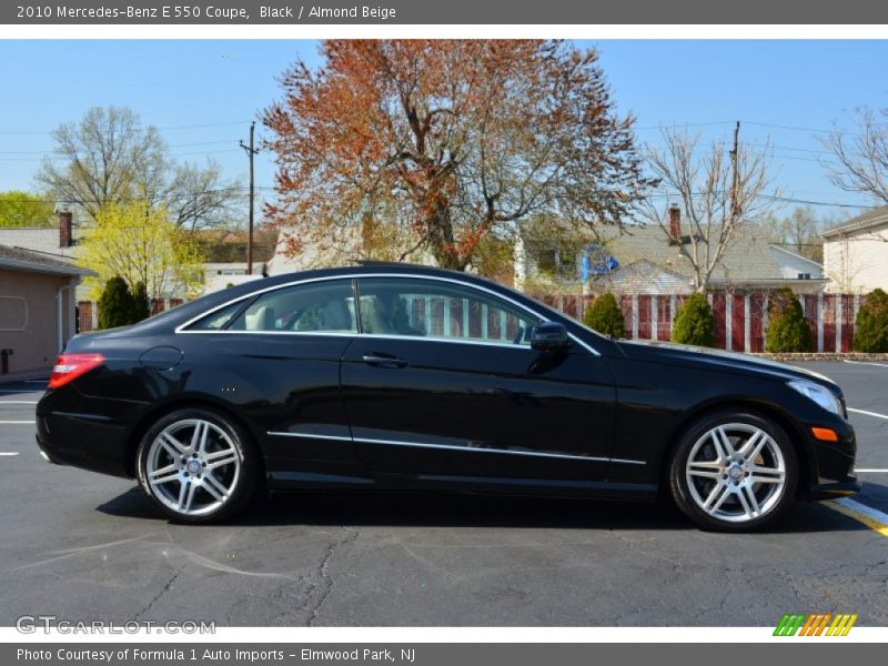Black / Almond Beige 2010 Mercedes-Benz E 550 Coupe